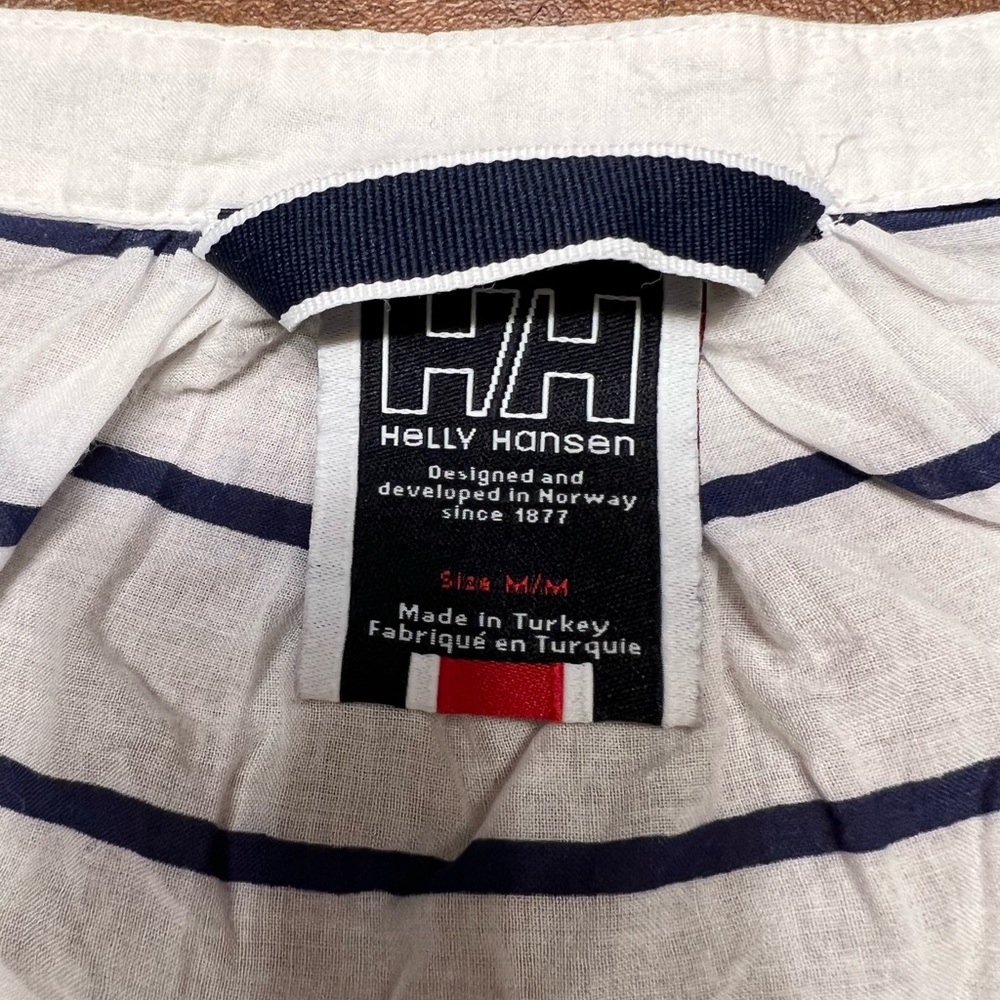 Helly Hansen Nautical Striped Button-Down Shirt/D… - image 7